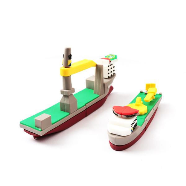 Buy cheap 3D Copy Real PVC USB Drive Sailing Ship Customized Shapes from wholesalers