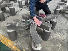 Buy cheap Friction Welding Steel Anode Bracket Heat Resistance For Electrolytic Aluminum product