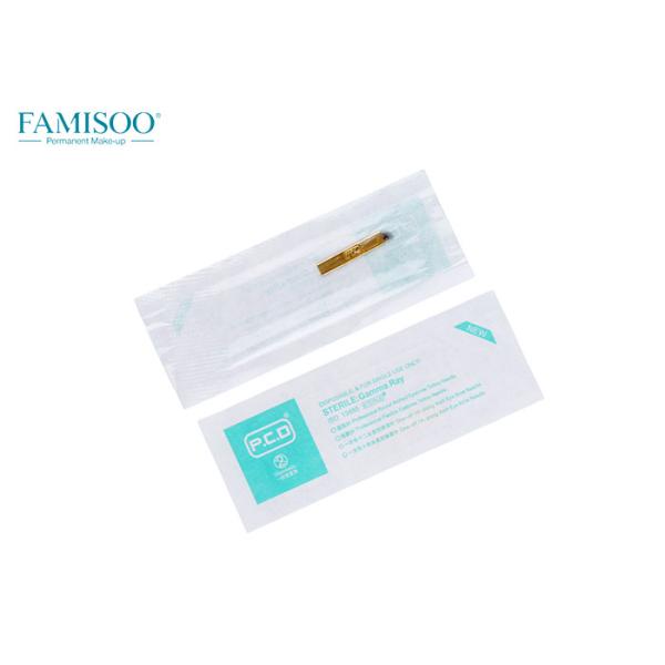 Buy cheap Copper Wrapped Microblading Needles / Microblading Eyebrow Shading Blades from wholesalers