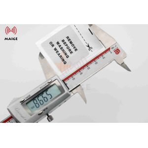 Garment Alarm Woven Fabric Labels Clothing Anti Theft Rf Eas Alarming Security