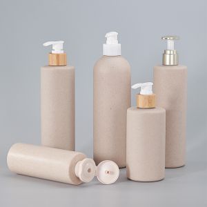 Buy cheap OEM ODM Wheat Straw Biodegradable Plastic Bottle For Hotel Amenities Home Bath from wholesalers