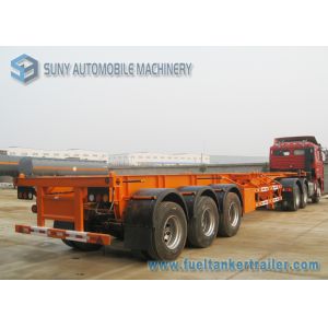 Buy cheap Custom Q235 / Q345 40 Foot Flatbed Semi Trailer 50 Ton For Transportation from wholesalers