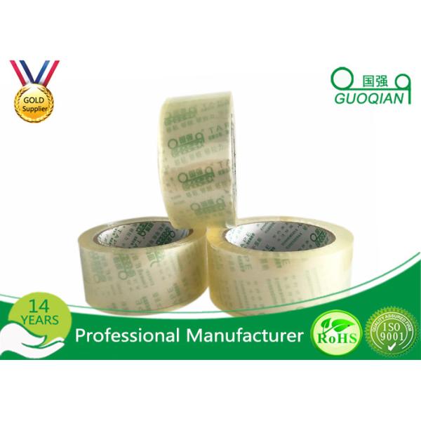 Low Noise Transparent Crystal Clear Tape Environment Protection Fragile