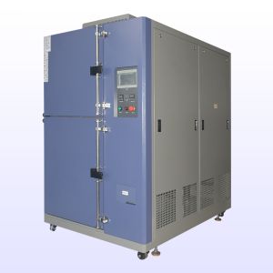 China Custom Made Two Zone Hot Cold Thermal Shock Testing Machine For Building Materials on sale