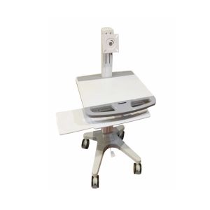 Buy cheap Hospital Medical Furniture Computer RV With Four Wheels White from wholesalers