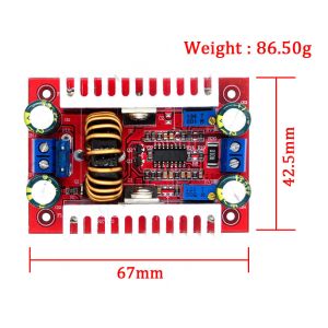 Buy cheap 3-5V DC 400W 15A Step-up LED Driver Charger Power Supply Module for Voltage Boosting from wholesalers