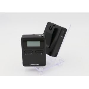 Buy cheap 3.5mm Microphone tour guide microphone system with Enhanced Reception and Transmission from wholesalers