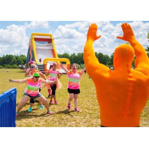 Buy cheap New Design Inflatable Race Slide for 5K Bouncer Obstacle Challenges Run from wholesalers