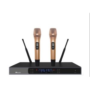 Buy cheap Moving Coil Handheld FM 35KHz KTV Wireless Microphone System from wholesalers