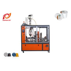 Buy cheap Less Than 1% Residual Oxygen Single Lane kcup Filling Sealing Machine from wholesalers