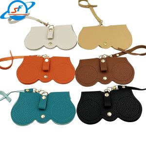 China Custom Logo Estuches Para Gafas Pu Leather Sunglasses Case Unisex on sale