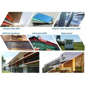 Buy cheap Waterproof White 4mm Signage Aluminum Composite Panel For Advertising from wholesalers