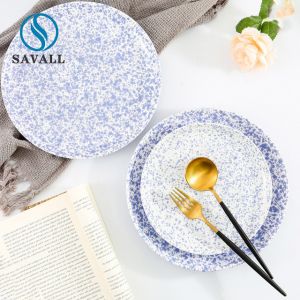 Buy cheap LFGB Savall Round Plain Ceramic Splash Plate For Restaurant from wholesalers