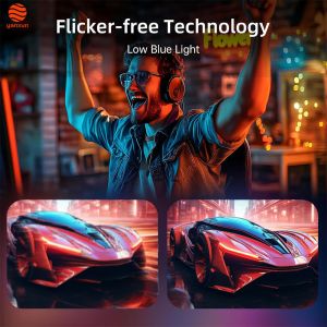 23.8 Inch 180Hz Gaming Monitor RGB Lighting 99% SRGB Black Color PC Monitor