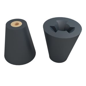 Buy cheap E Fuzed Zirconia Grain Tundish Nozzle Thermal Shock Stability from wholesalers