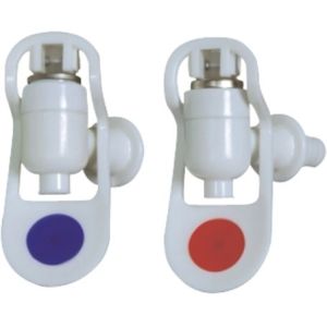 Replacement Push Type Water Dispenser Faucet Hot & Cold Colorful Plastic Water
