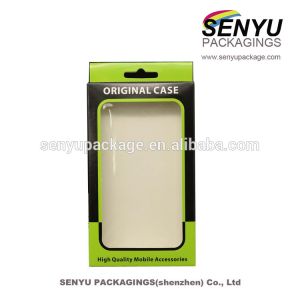 custom envelop screen protector packaging boxes with clear window