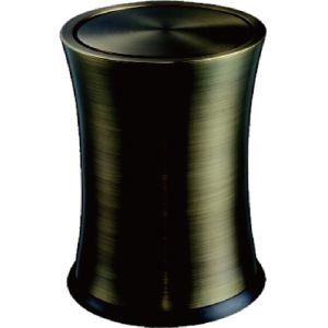 Buy cheap Stainless Steel Hotel Room Dustbin Single Layer With Swing Lid product