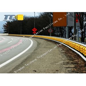 Highway Safety Roller Barrier Anti Rusting EVA PU Polyurethane Material