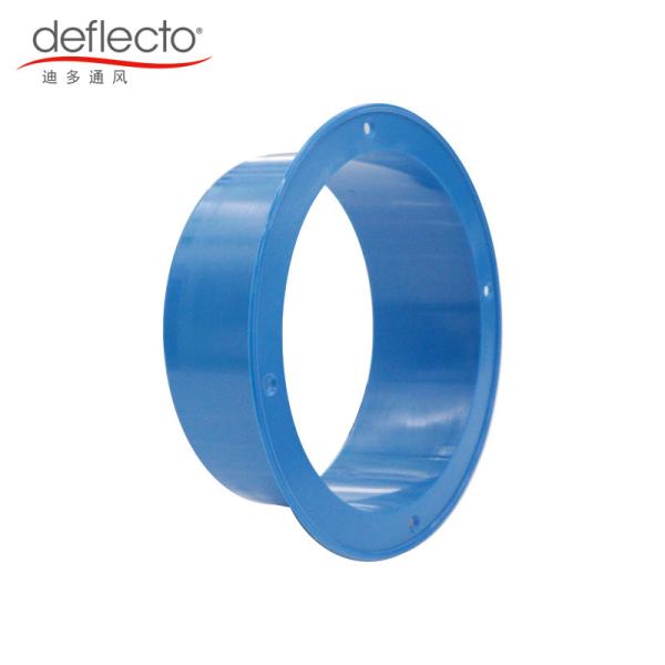 Buy cheap Blue Plastic ABS Duct Connector Flange 6'' High Durability Bulk Packaging from wholesalers