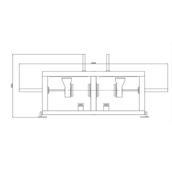 Buy cheap Industrial Epoxy Resin Machine With Machine Weight 5300KG-9200KG And Clamp Plate Size 1000X1000mm from wholesalers