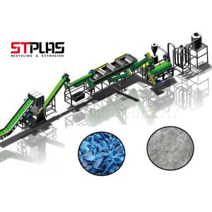 Buy cheap Line HDPE Plastic Washing Recycling Machine With SKD11 Durable Blade from wholesalers