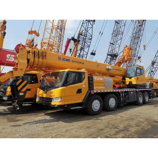 Quality Second Hand Weichai Engine 50T QY50K XCMG Truck Mounted Crane for sale