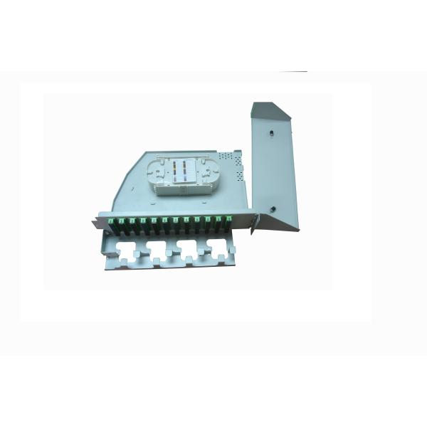 Buy cheap 19inch Rotary Fiber Optic Patch Panel Cold Roll Steel Material from wholesalers