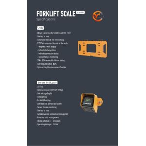 Buy cheap High quality H Series overload protection Smart fork lift scale for forklift from wholesalers