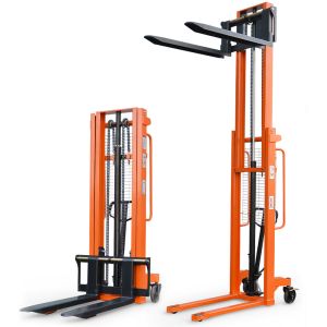 Buy cheap hydraulic system Hand Stacker with the load capacity of 1T from wholesalers