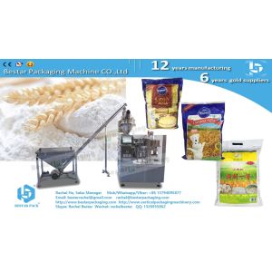 Buy cheap How to automatically package 5 kg of flour in a pre-made bag with a handle. from wholesalers