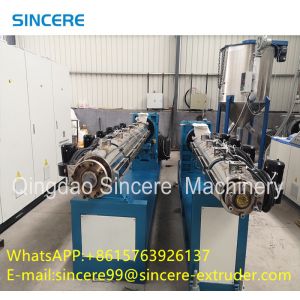 HDPE PVC PE Corrugated Pipe Machine Extruder 110mm 400mm