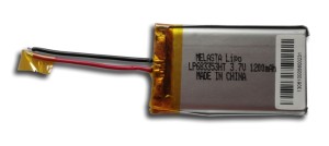 Quality High Temperature Lithium Polymer Battery Pack 1200mAh 3.7V for sale