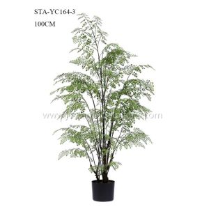 Buy cheap Green Foliages Artificial Hanging Ferns Fire Retardant 180CM 130CM 100CM from wholesalers