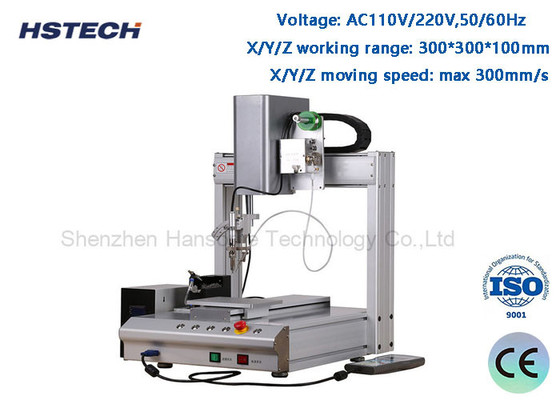 Quality Manual Programming Stepper Motor Timing Belt Desktop Auto Soldering Machine HS-S331R for sale