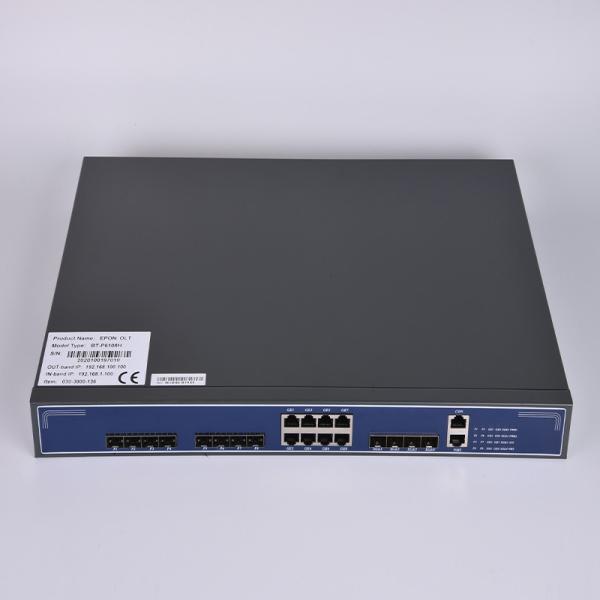 NMS Management Fiber Optic FTTH EPON 8 Port OLT
