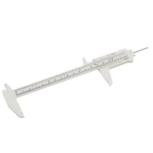 Buy cheap CE Microblading Plastic Vernier Calipers Eyebrow Tattoo Measuring Calipers from wholesalers