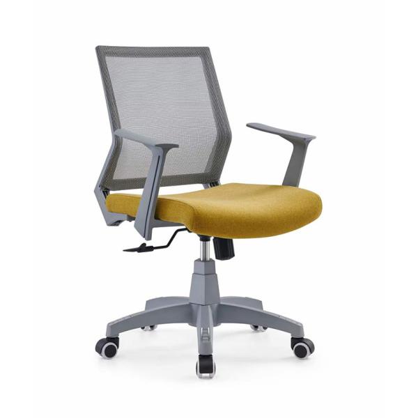 Buy cheap Adjustable Height Ergonomic Office Chair with Breathable Mesh and Rotating Wheels from wholesalers