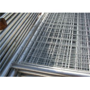 Buy cheap Contruction protection steel Australian temporary fencing with round pipe from wholesalers