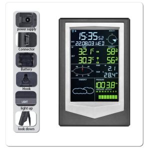 Advanced Multifunctional Outdoor Wireless Automatic Weather Station For