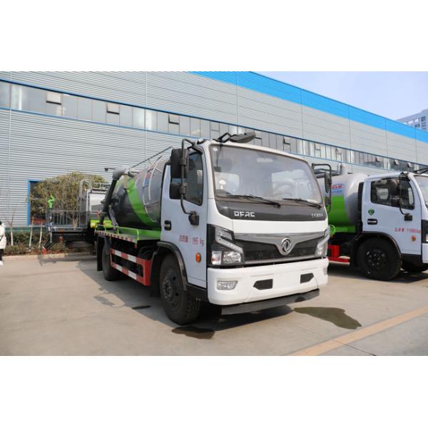 Small 4*2 3000 Liters 5000 Liters Sewage Suction Truck With Sewage Pump