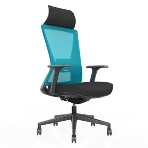 China Mesh Breathable High Back Office Revolving Chairs 2D PU Armpad on sale