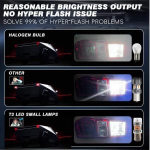 Buy cheap Newest Innovative T3 Dual Color Switchback CANBUS LED Bulb 1157 BAY15D With 1200LM Anti Hyper Flash Amber Turn Signal Light and White DRL from wholesalers