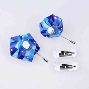 Buy cheap Wedding Party Handmade Flower Brooch Eco - Friendly Fray Resistant Material from wholesalers