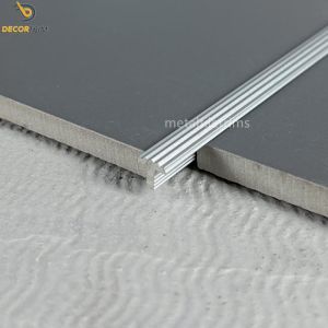 Buy cheap T Shape Floor Transition Strip Tile Trim 90 Degree 6063 Silver from wholesalers