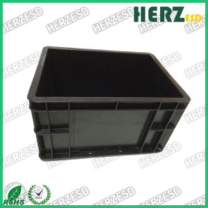 Esd Bin Box Esd Plastic Tool Box Black Antistatic PP PVC Box