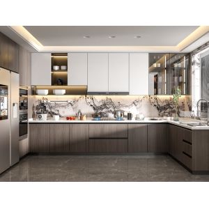 Modular Kitchen Cabinets for Small Spaces - MDF & Plywood