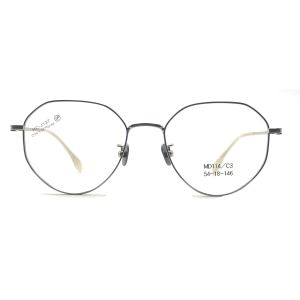 Buy cheap MD114 Round Metallic Optical Frames 54-18-146 With Lightweight Material from wholesalers