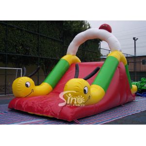 Buy cheap Custom made indoor kids inflatable caterpillar slide made of 0.55mm pvc tarpaulin from wholesalers