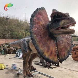 Buy cheap Dilophosaurus Animatronic Factory Life Size Amusement Park Animatonic Dinosaur Dilophosaurus from wholesalers